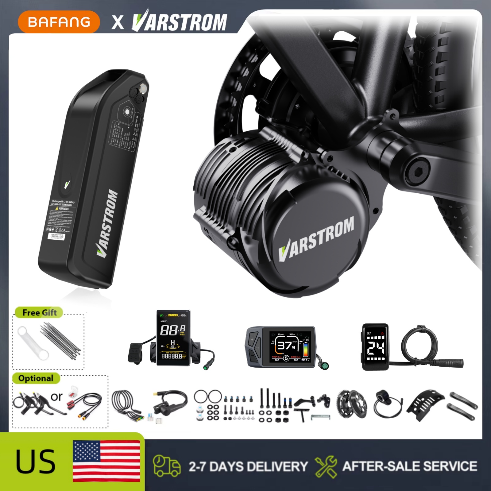 Motore Centrale Tongsheng TSDZ - Side Hung Mid Drive Motor Kit recensione e prezzo